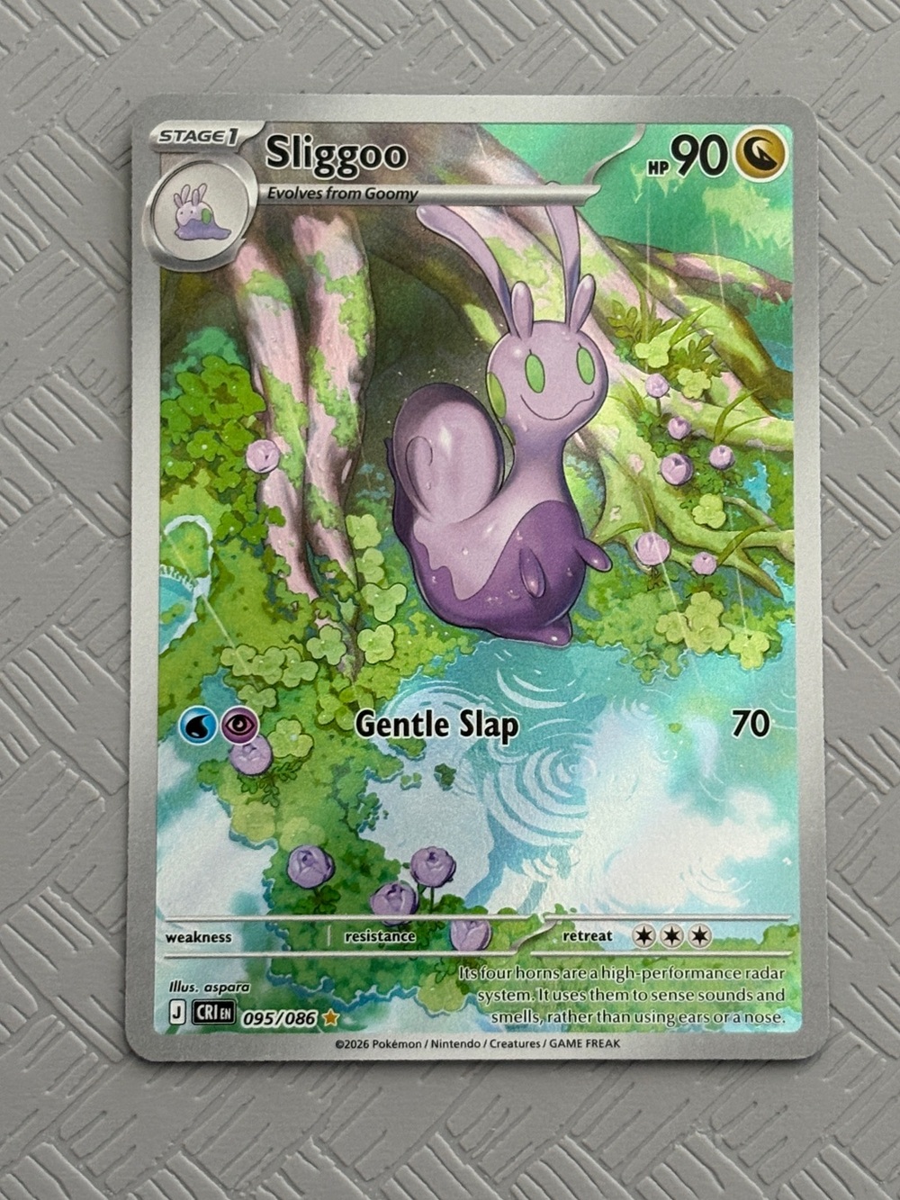 Sliggoo 095/086 Illustration Rare Pokémon Chaos Rising NM
